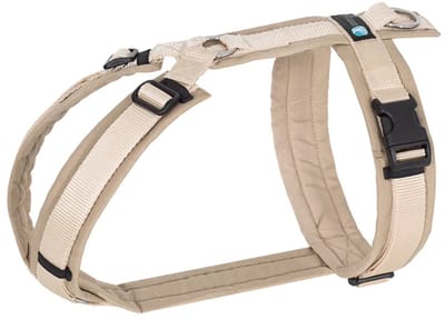 AnnyX Hondentuig - Y-tuig - Champagne - maat L - Borstomvang 70-86cm - Gewicht hond 26-38 kg
