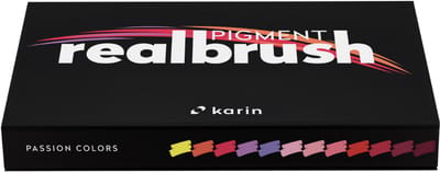 Karin Realbrush Pigment Set Passion Colors Collection 12 kleuren