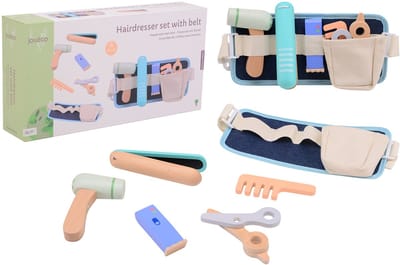 Johntoy kappersset speelgoed met kappersriem - Jouéco - rollenspel.