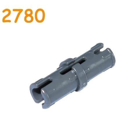 Bouwsteen Bakstenen Connector Bout Pin met Wrijvingspen Kruisas Technische Bevestigingen MOC Componenten Assemblage Deeltjes Speelgoed 50pcs