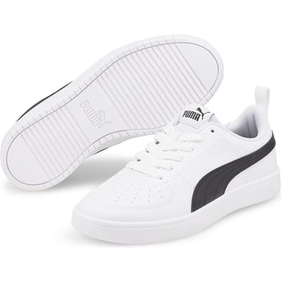 PUMA Rickie Jr Unisex Sneakers - White/Black