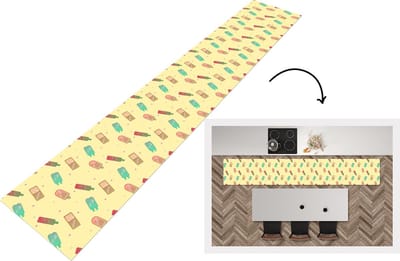 Keukenloper - Loper keuken - Patronen - IJs - Zomer - Sterren - 300x50 cm - Keukenloper vinyl
