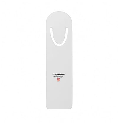 Hacebo® - keep talking I am diagnosing you metalen boekenlegger - dokters - patiënten - mensen testen - collega's - werknemers - verjaardagscadeau - verjaardag - cadeau - afscheidscadeau Bladwijzer boekenleggers - 12.7 cm x 3.2cm