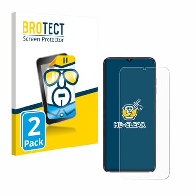 BROTECT - Screenprotector voor Oukitel C1 Pro - Folie Beschermfolie transparant 2 Stuks