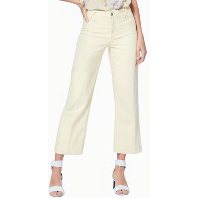 PAIGE Nellie Culotte Criss Cross Surfboard Maat: W25 | Wijde Broeken Outlet | Dames | Beige