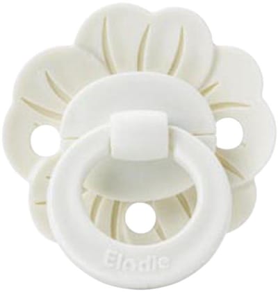 Elodie Binky Bloom Newborn - Fopspeen - Fopspeen 0-3 md - Latex fopspeen - Rubber fopspeen - Vanilla White
