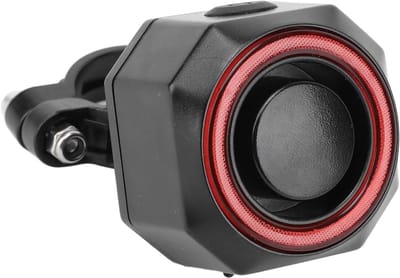 Fietsalarm - Antidiefstal Systeem - Voertuig Beveiligen - Trillingssensor Afstandsbediening - Compact Lichtgewicht - Zwart