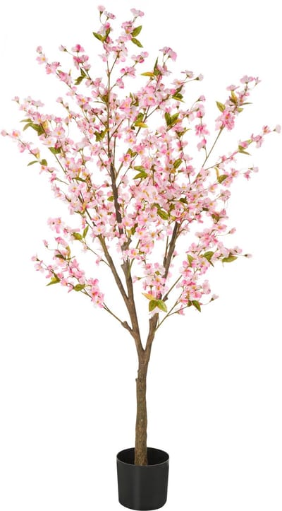 CHERRY TREE - Kunstplant - Roze - 180 cm - Synthetisch materiaal