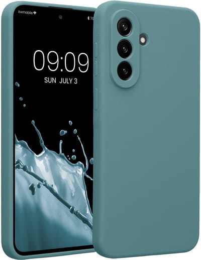 kwmobile telefoonhoesje geschikt voor Samsung Galaxy A37 5G - TPU backcover met siliconen coating - Smartphone case in Arctische nacht