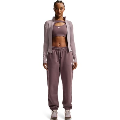 Nike Sportswear Broeken Dames - Paars - Maat 36 - Katoen Jersey