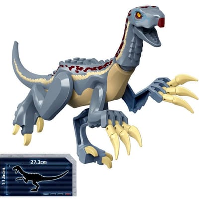 Grote Uitverkoop!!! Jurassic Park World Dinosaurussen Indoraptor Triceratops Indominus Rex T-Rex Model Bouwstenen Speelgoed Voor Kinderen rood