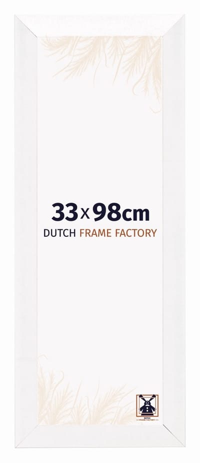 Fotolijst 33x98 cm - MDF - Wit Hoogglans - Praag