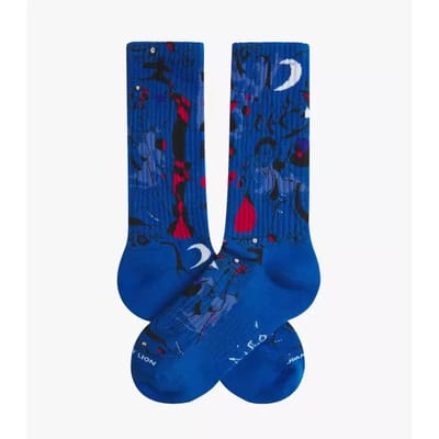 Jimmy Lion unisex sokken athletic miró figures at night blauw (Miró)