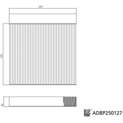 Interieurfilter BLUE PRINT ADBP250127