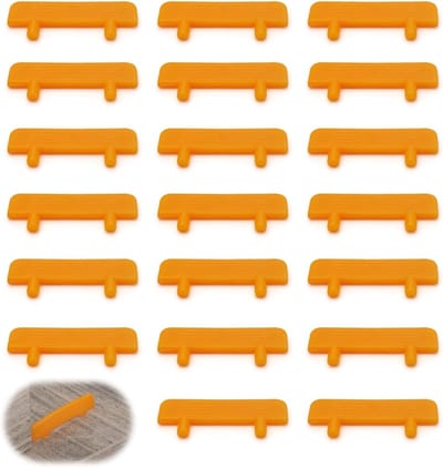 20 Stuks Plankdragers voor Kasten, 55mm Antislip Plankhouders, Verbeterde Onzichtbare Steunen voor Kledingkasten en Opbergruimtes