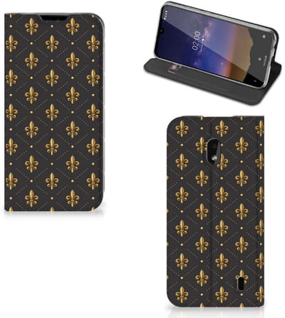 Nokia 2.2 Hoesje met Magneet Franse Lelie