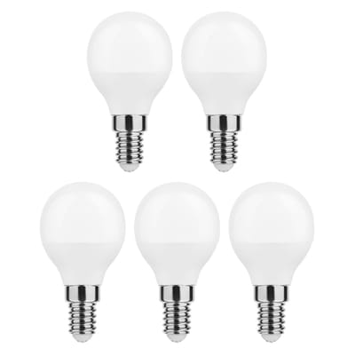 Modee E14 LED Lamp 4.9W - 470lm - 2700K - Warm Wit - LED Globe Mini P45 - Vervangt 40W Halogeen Gloeilamp - 5 stuks