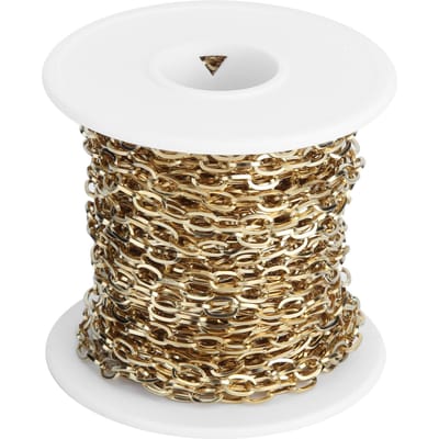 304 Roestvrijstalen Kettingen Schakelkettingen Ketting Verlengketting voor DIY Sieraden Maken beige