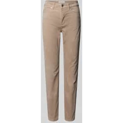 Slim fit corduroy broek van katoenmix model 'ALKEA'