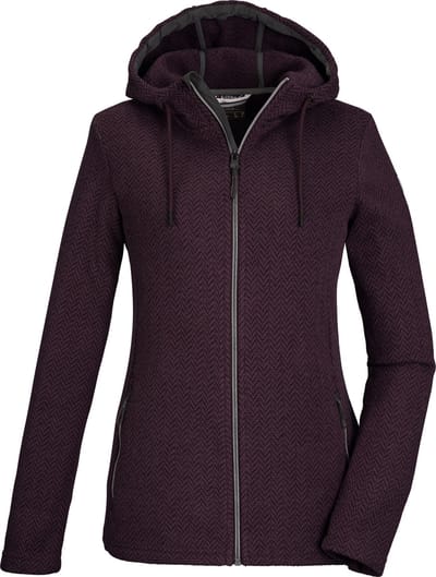 Killtec KOW 2 Women Jacket - Outdoorvest - Dames - Capuchon - Paars - Maat 46