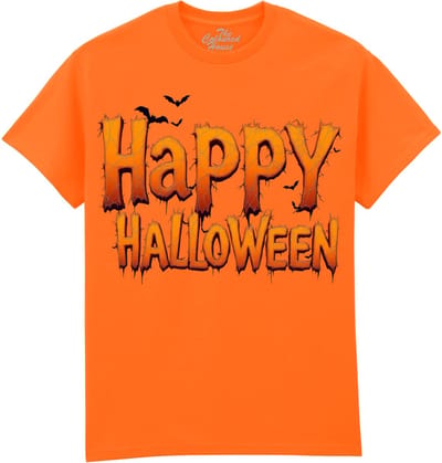 Happy Halloween The Coloured House T-shirt XXL