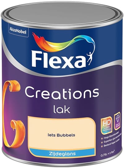 Flexa - Creations Lak Zijdeglans - Iets Bubbels - Mengverf - 750 Ml