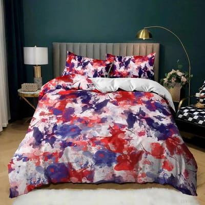 Nationale Vlag Dekbedovertrek Collectie King Size Creatieve Amerikaanse Vlag Beddengoed Collectie Voor Tieners Volwassenen Microvezel Enkele Dubbele Dekbedovertrek AU Double(180x210cm)