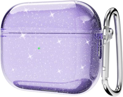 Doorzichtig Glitter Hoesje voor Airpods Pro 3e Generatie - Schattig en Sprankelend Design
