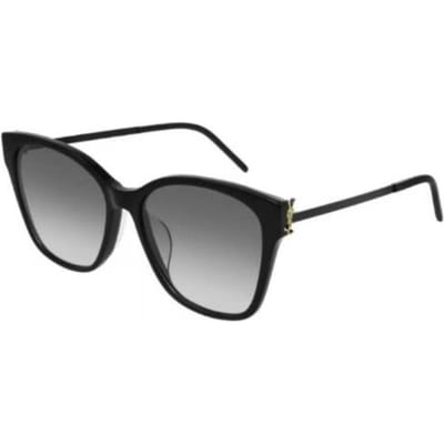 Saint Laurent Cat Eye Zonnebril Dames zonnebril Zwart SLM48SK002 Basic Packaging-Eyeglass Case
