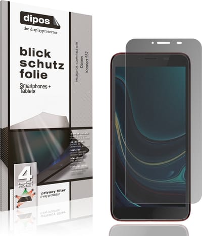 dipos – Matte Privacy Screenprotector geschikt voor Danew Konnect 557 | Anti-Spy Beschermfolie