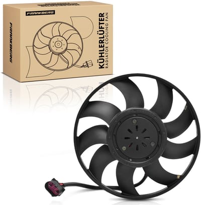 Frankberg 1x Motorradiateur Enkele ventilator