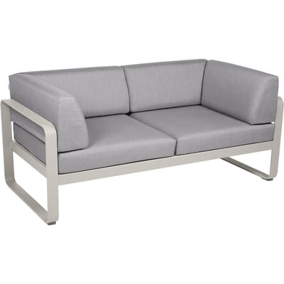 Fermob BELLEVIE club sofa 2 zits - A5 leemgrijs - 79 Flanelgrijs