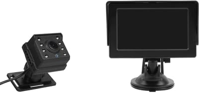 Baby Autocamera - Babyfoon Auto - Veilig Rijden - 360 Graden Rotatie - 4.3 Inch Scherm - Zwart