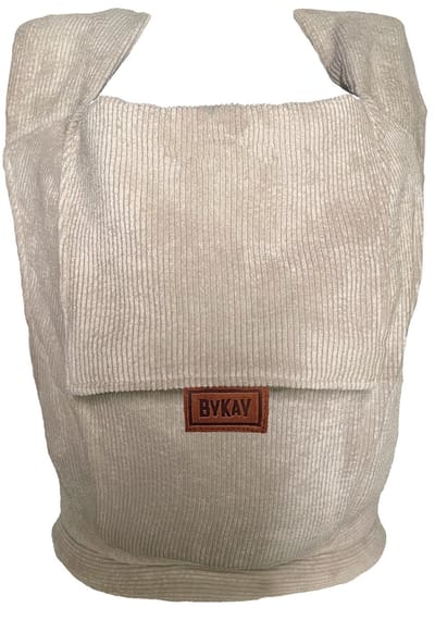 ByKay Tiny Click - draagzak baby - ergonomisch - newborn - broekmaat 50 tot 74 - beige - Rib Almond Sand