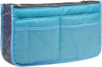 Handtas Organizer - Opbergsysteem voor Handtassen - Nylon - 13 Zakken - Blauw