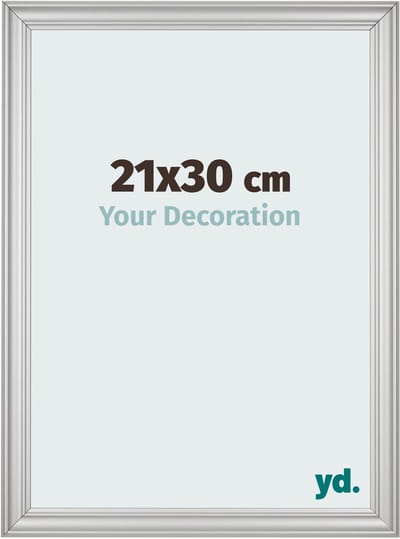 Your Decoration - Fotolijst 21x30 cm - MDF - Zilver Mat - Lazio