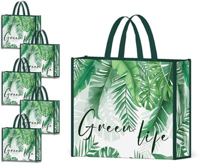 Dailygoods- Boodschappentas Opvouwbaar - Herbruikbare Tas - Sterke Draagtas - Duurzaam - Niet-geweven Materiaal - Tot 50 Pond Belastbaar