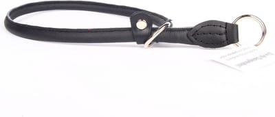 Dog's Companion Leren Sliphalsband - Lengte: 65 cm x 10 mm - Zwart