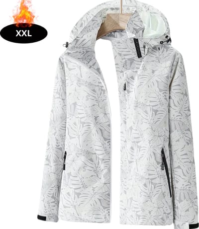 Nivard Windjas Heren - Parka - Lente & Herfst - Jas - Volwassen - Windjack - Windbreaker - Outdoor - Wit - XXL