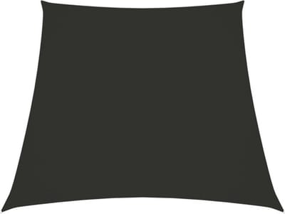 vidaXL - Zonnezeil - trapezium - 2/4x3 - m - oxford - stof - antracietkleurig