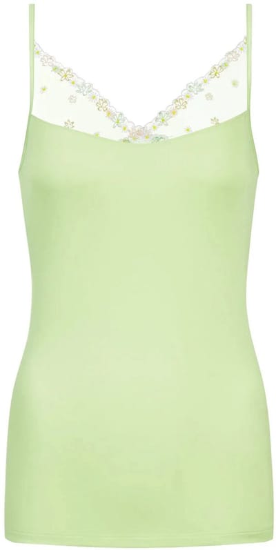 Mey - Pretty Sense Spaghetti Top Pistachio Cream - maat L/XL - Groen