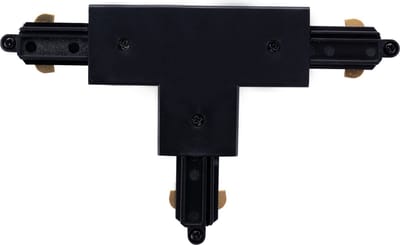 Ledvion - 1-Fase Rail T-Vorm ConnectorLinks-1 (Zwart) - Naadloze Intergratie 1-Fase