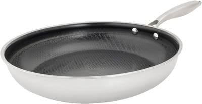 Antiaanbakpan 28 cm van roestvrij staal - Geschikt voor inductie