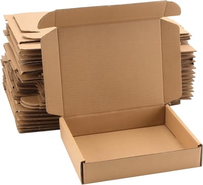30 Stuks Kartonnen Verzending Postdozen, Stevige Verpakking voor Kleine Pakketten, Ideaal voor Verzending en Opslag