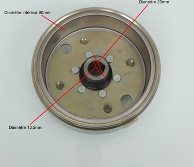Volant magnétique d allumage pour Deux Roues Chinois 50 CFW50-HZ Neuf