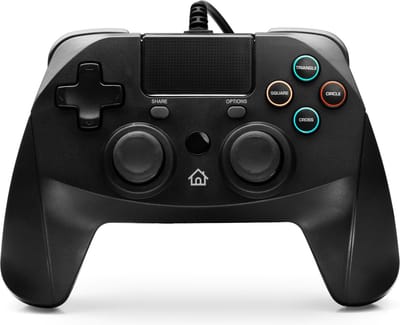 Snakebyte 4 S - Black - Wired Controller - Sony PlayStation 4