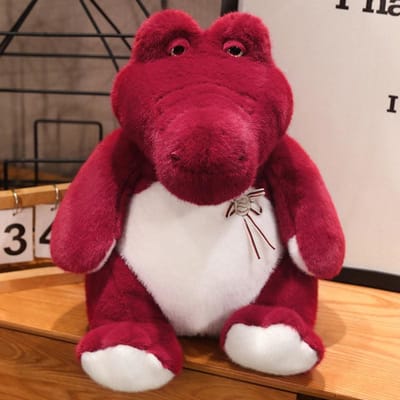 Peluche Crocodile 30-50cm Animaux en Peluche Crocodile Vert Coussin Jeté Coussin à Câliner pour Enfants Garçon Anniversaire about 35-40cm