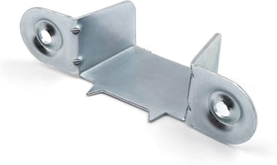 Dailygoody - Bedsokkels-connectoren - Set van 4 - Geschikt voor een- en tweepersoonsbedden - Verzinkt staal - Voor meubelverbinden - Sokkeldikte 35 mm