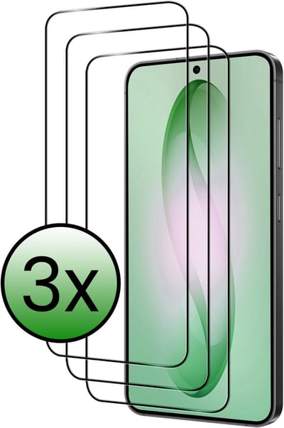 Screenprotector - 3 Stuks Geschikt voor Samsung Galaxy S26 - Full Cover - Beschermglas - Gehard Glas - Tempered Glass - Screen Protector