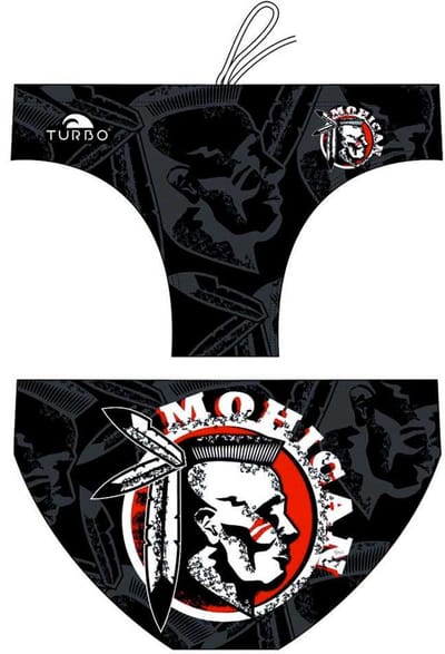 Turbo Mohicano Zwemslip Zwart XL Man